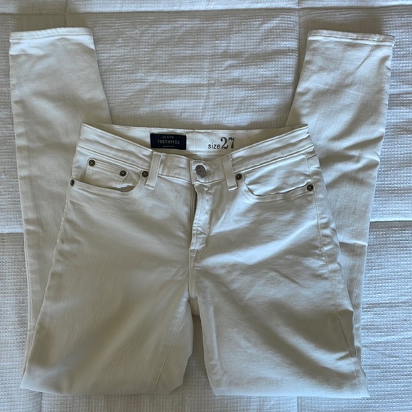 J. Crew Pants - J. Crew Woman’s White Toothpick Jeans